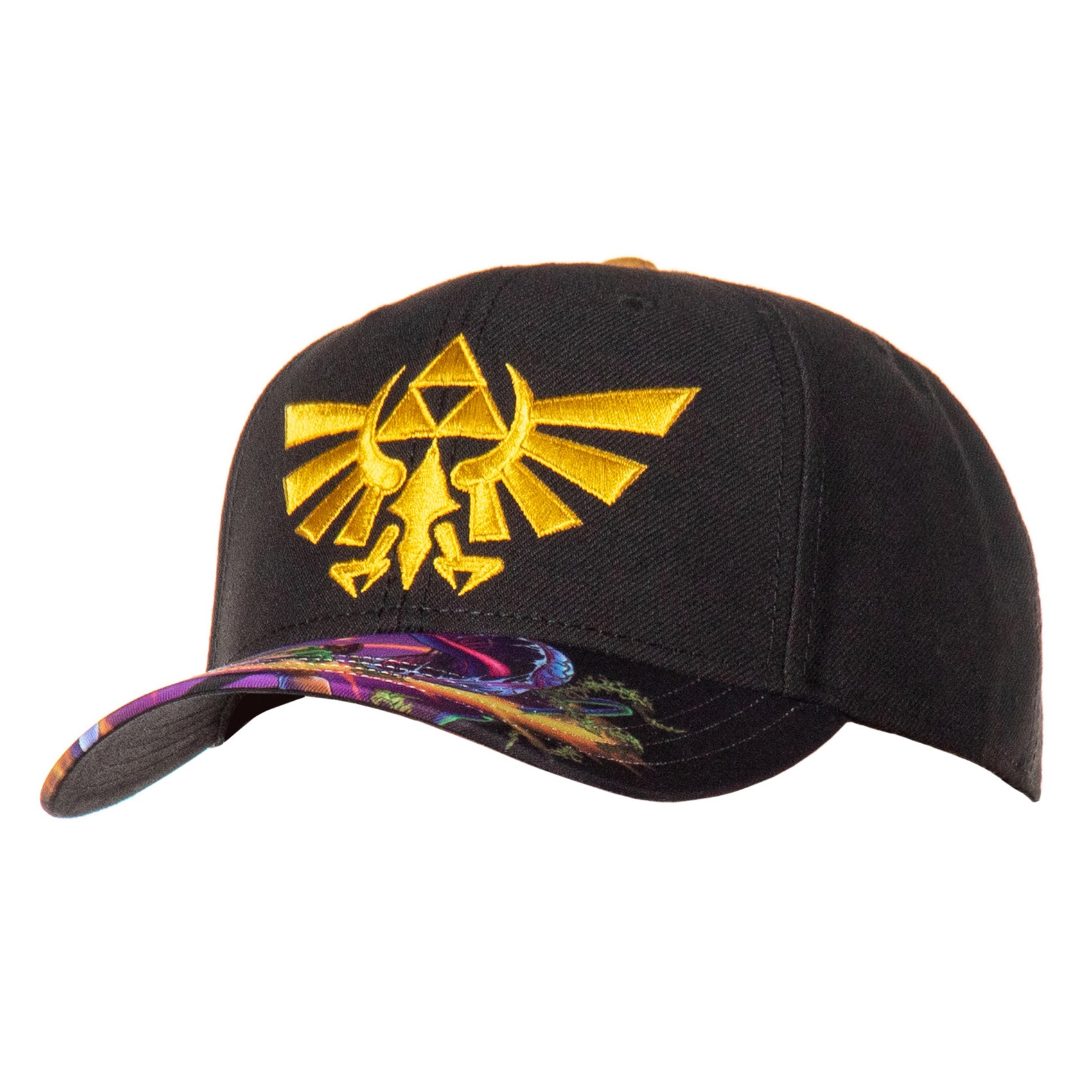 Legend of Zelda Embroidered Crest Sublimated Bill Design Adult OSFM Snapback Hat