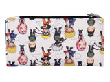 Naruto Shippuden Chibi Figures Snap Closure Faux Leather Wallet For Women