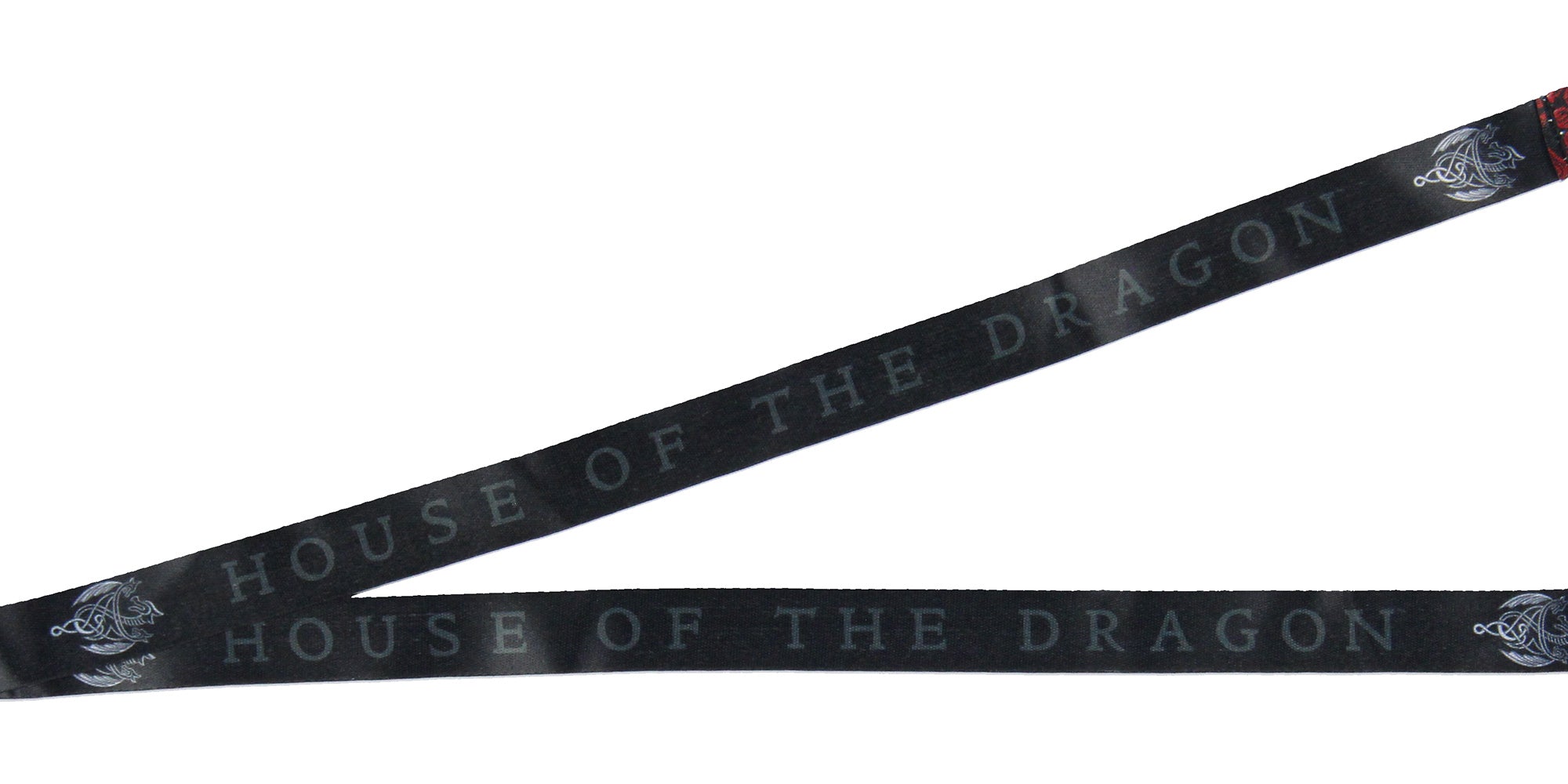 Game Of Thrones: House Of The Dragon ID Badge Holder Lanyard w/ 2" Rubber Pendant