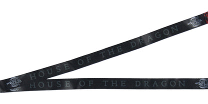 Game Of Thrones: House Of The Dragon ID Badge Holder Lanyard w/ 2" Rubber Pendant