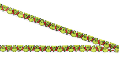 Dr. Seuss GRINCH Stink Stank Stunk Holder Lanyard w/ 2" Logo Rubber Pendant