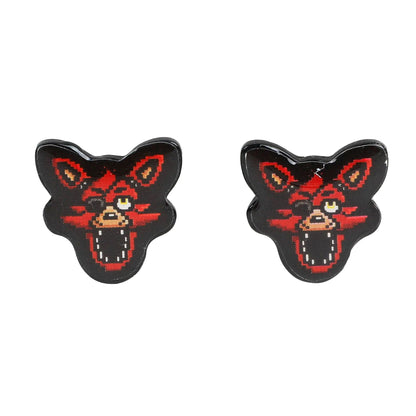 Five Nights at Freddy's Earrings 6-Pair FNAF Character Design Stud Jewelry Set