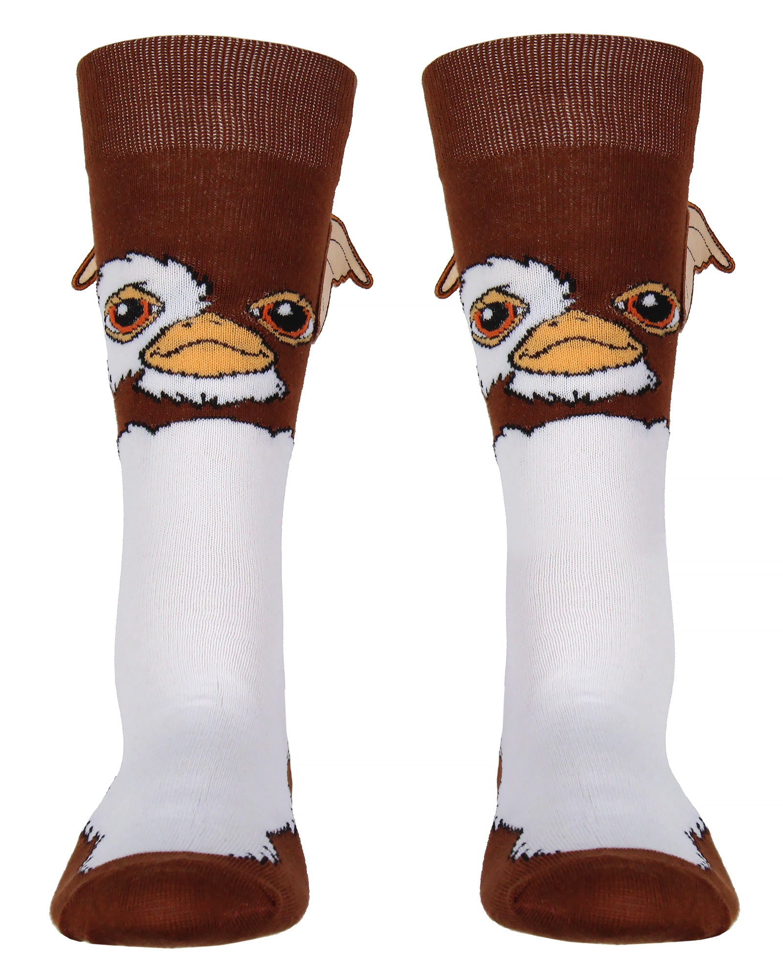 Gremlins Gizmo Socks 3D Ears Large Character Design Adult Stretchy Crew Socks