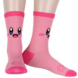Nintendo Kirby Women's 3-Pack Character Design Anime Crew Socks