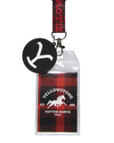 Yellowstone Dutton Ranch Reversible ID Lanyard Badge Holder with 2" Rubber Charm