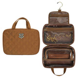 Harry Potter Hogwarts Travel Toiletry Bag Quilted Design Hanging Cosmetic Organizer