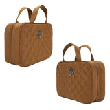 Harry Potter Hogwarts Travel Toiletry Bag Quilted Design Hanging Cosmetic Organizer