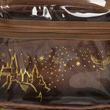 Harry Potter Hogwarts Travel Toiletry Bag Quilted Design Hanging Cosmetic Organizer