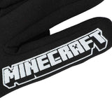 Minecraft Youth Ski Gloves All-Over Symbol Design with Sure Grip Liners