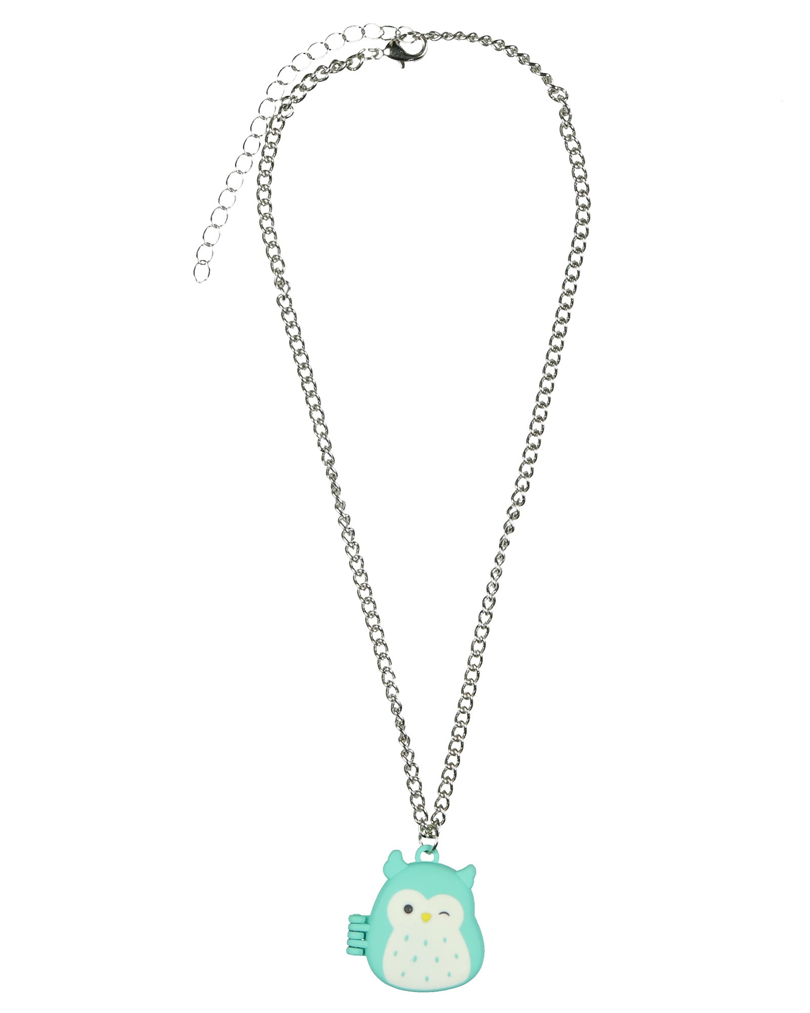 Squishmallows Winston Owl Magnetic Picture Locket Necklace