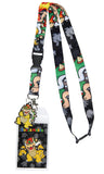 Nintendo Super Mario Bowser Lanyard ID Badge Holder Lanyard w/ Metal Charm