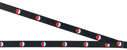 Pokemon Group Breakaway ID Badge Holder Lanyard w/ 2" Pokeball Pendant