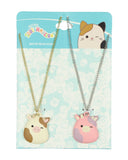 Squishmallows Bestie Friendship Necklaces Ronnie Patty Cow 2 Piece  Set