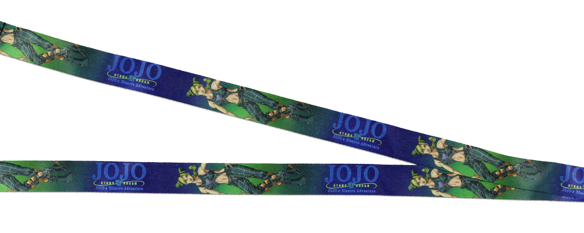 JoJo's Bizarre Adventure Stone Ocean Lanyard ID Badge Holder with Charm