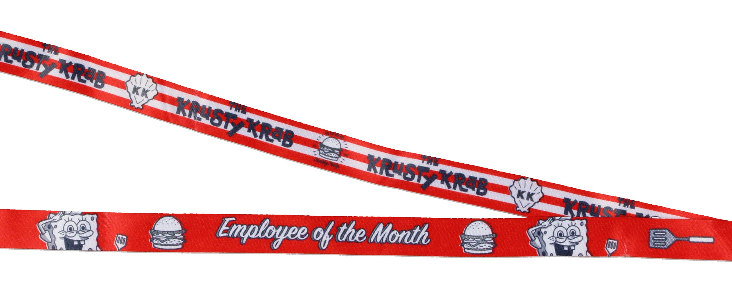 Spongebob Squarepants Krusty Krab Employee of the Month Lanyard ID Badge Holder