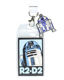 Star Wars R2-D2 Robot Droid Lanyard ID Badge Holder With 2.5" Rubber Charm