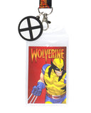 Marvel X-Men Wolverine Character Design Reversible Lanyard ID Badge Holder