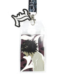 Death Note Detective L Anime Lanyard ID Badge Holder With 2' Rubber Charm