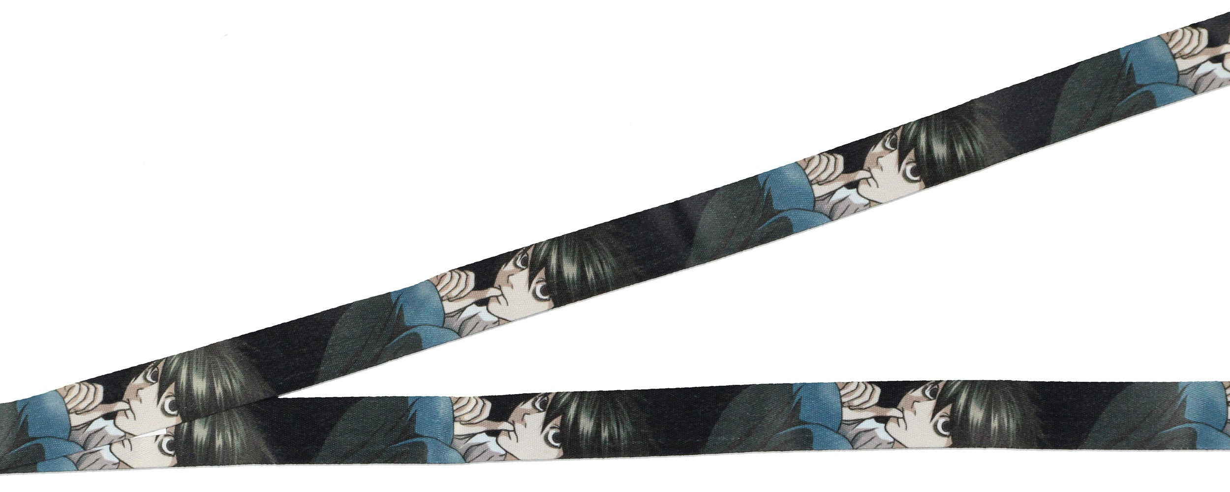 Death Note Detective L Anime Lanyard ID Badge Holder With 2' Rubber Charm