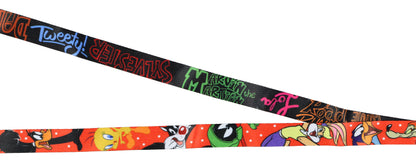 Looney Tunes Character Design Reversible Clear ID Badge Lanyard