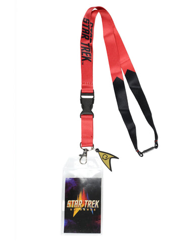 Star Trek Universe Starfleet Operations Insignia ID Badge Holder Key Lanyard