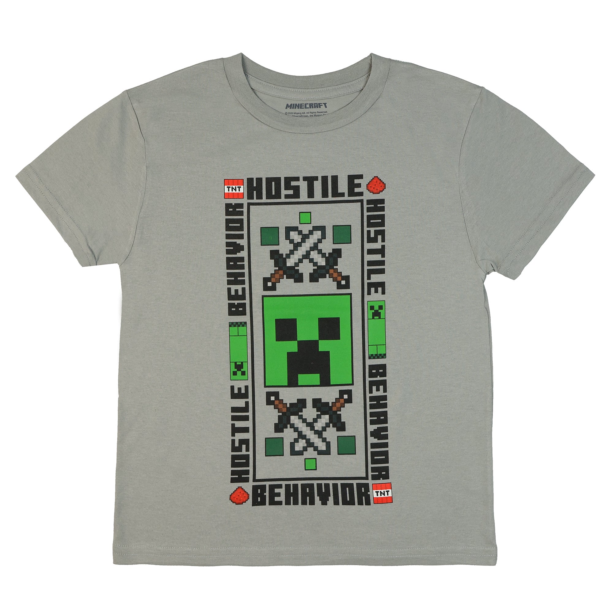Minecraft T-Shirts Boys' 4-Pack Game Inspired Designs Short Sleeve Tee