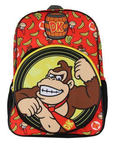 Nintendo Donkey Kong Backpack Gone Bananas 16" Video Game Backpack