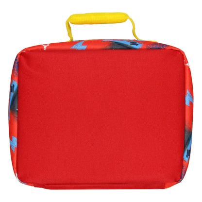 Disney Cars Lightning McQueen Lunch Box Carbon Cyber Insulated Lunch Bag 10"