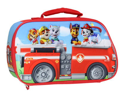 Paw Patrol Lunch Box Skye Chase Marshall Fire Engine Insulated Lunch Bag 11"