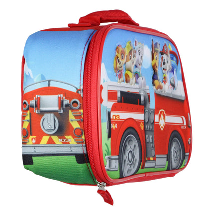 Paw Patrol Lunch Box Skye Chase Marshall Fire Engine Insulated Lunch Bag 11"