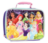 Disney Princess Girl's 9 Princesses Insulated Lunch Box Tote