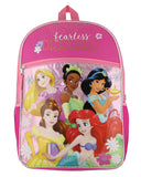 Disney Princess Fearless Dreamer Pink 16" School Travel Backpack