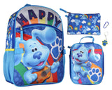 Blue's Clues Happy Paws 16" Youth 5-Piece Backpack Set For School Or Travel