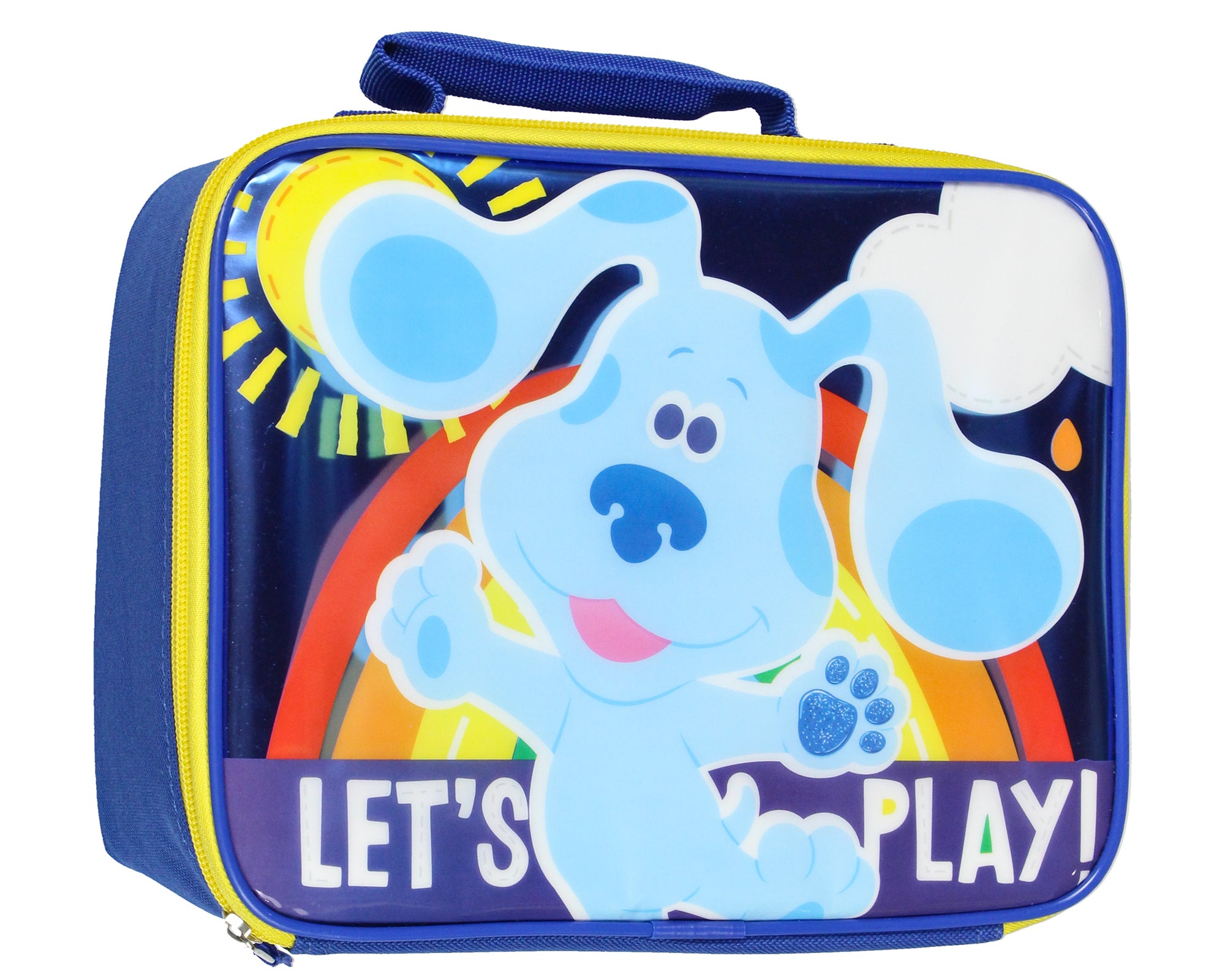 Blue's Clues Lunch Box Let's Play Kids Insulated Lunch Bag Tote 10" - Seven Times Six