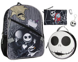 Disney Nightmare Before Christmas Jack Skellington 5 Pc Backpack Lunch Box Set