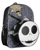 Disney Nightmare Before Christmas Jack Skellington 5 Pc Backpack Lunch Box Set