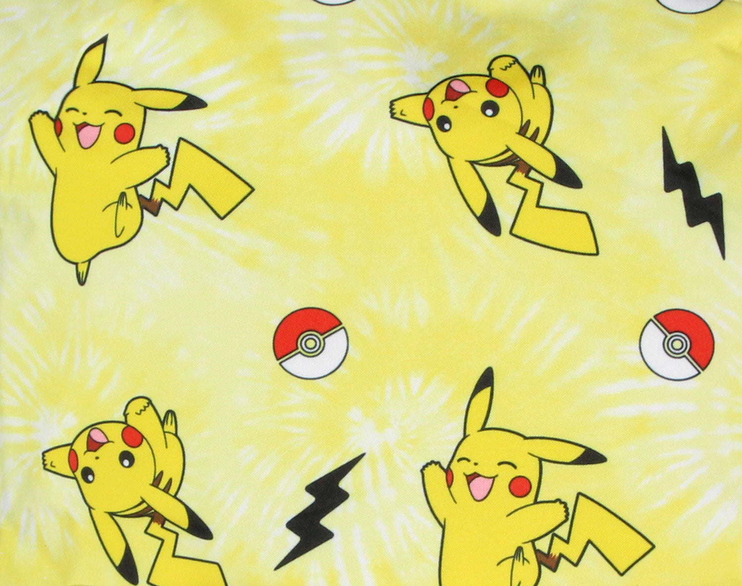 Pokemon Pikachu Pokeball Tie Dye 17" Travel Laptop Backpack