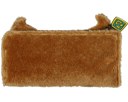 Scooby Doo! Cartoon 3-D Ears Fuzzy Scooby Quarter Zip Travel Wallet