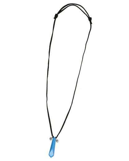 Naruto Shippuden First Hokage Tsunade Blue Crystal Charm Necklace