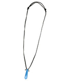 Naruto Shippuden First Hokage Tsunade Blue Crystal Charm Necklace