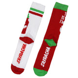 Sriracha Men's Socks This Is Why I'm Hot Chili Sauce Design 2 Pairs Crew Socks