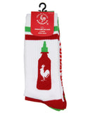 Sriracha Men's Socks This Is Why I'm Hot Chili Sauce Design 2 Pairs Crew Socks