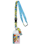 The Simpsons Family Time Breakaway Lanyard For Keys Keychain ID Badge w/Pendant