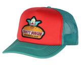 The Simpsons Krusty Burger Embroidered Mesh Back Snapback Baseball Hat OSFM