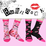 Mean Girls Women's We Wear Pink So Fetch 2 Pack Crew Socks