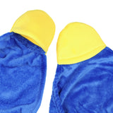 Poppy Playtime Huggy Wuggy Super Soft Hooded Blanket with Embroidered Face
