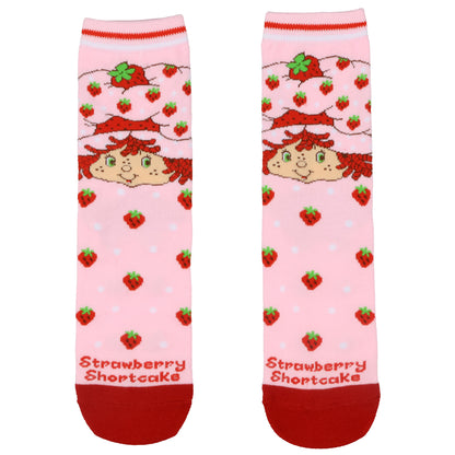 Strawberry Shortcake Socks Women's Berry Lovely Quarter Ankle Socks 1 Pair