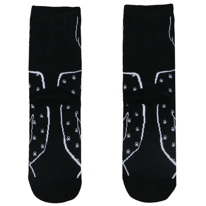 Wednesday Addams Socks Women's Creepy Walk Juniors One Size Crew Sock 1 Pair