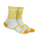 Care Bears Socks Women's Faces and Belly Badges Quarter Ankle Socks 5 Pair Set