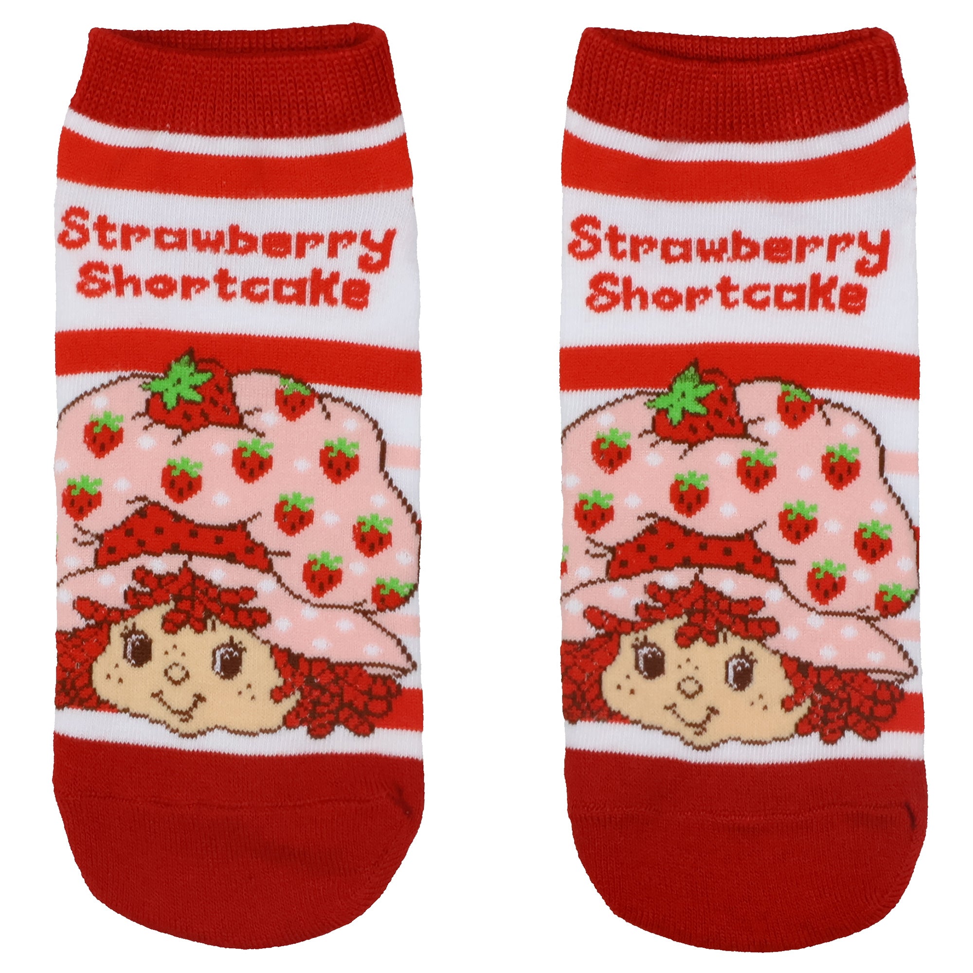 Strawberry Shortcake and Friends Women's No Show Low Cut Ankle Socks 5 Pairs